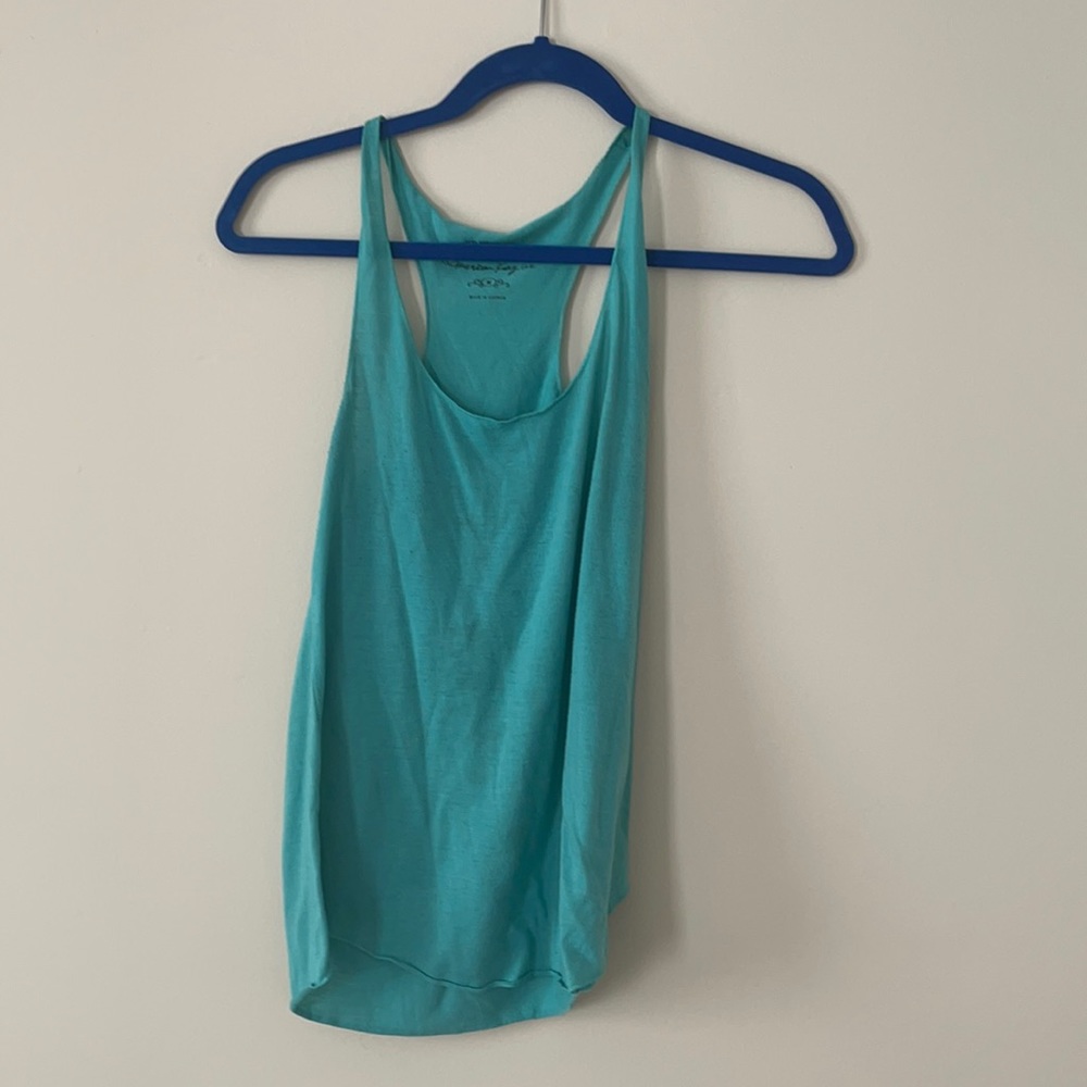 Blue Tank Racerback
